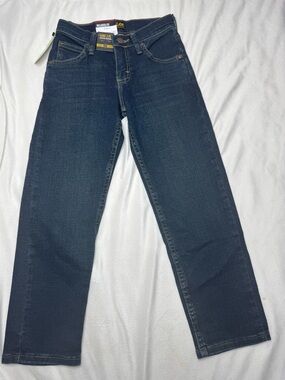 Lee Kids One-Piece Relaxed Fit Jeans in Dark Blue
